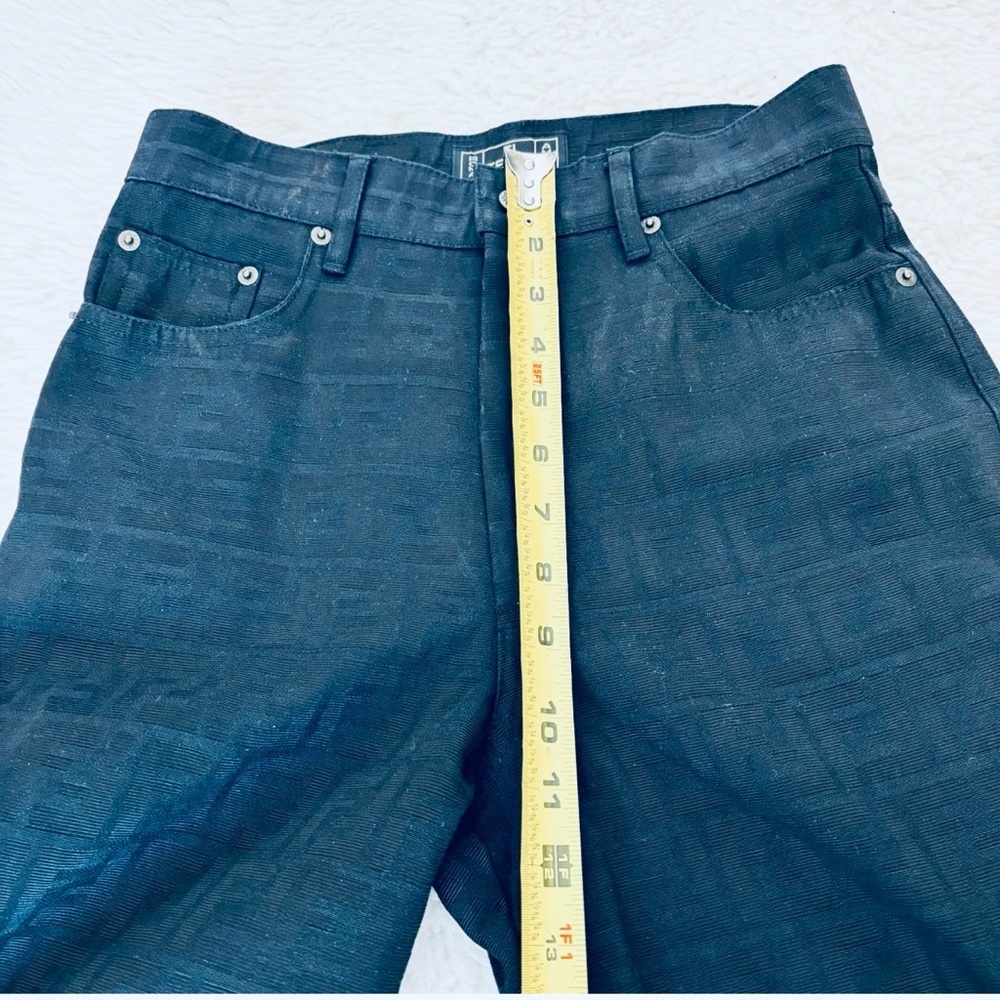 Fendi FF Logo Black High Rise Pants size EU 42 US 27-28 - Picture 14 of 15